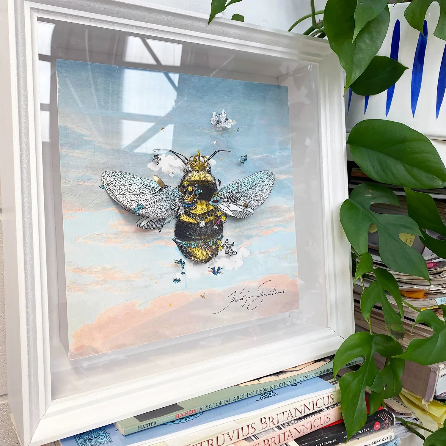 Cool Sky Queen Bee - Original Artwork Series
