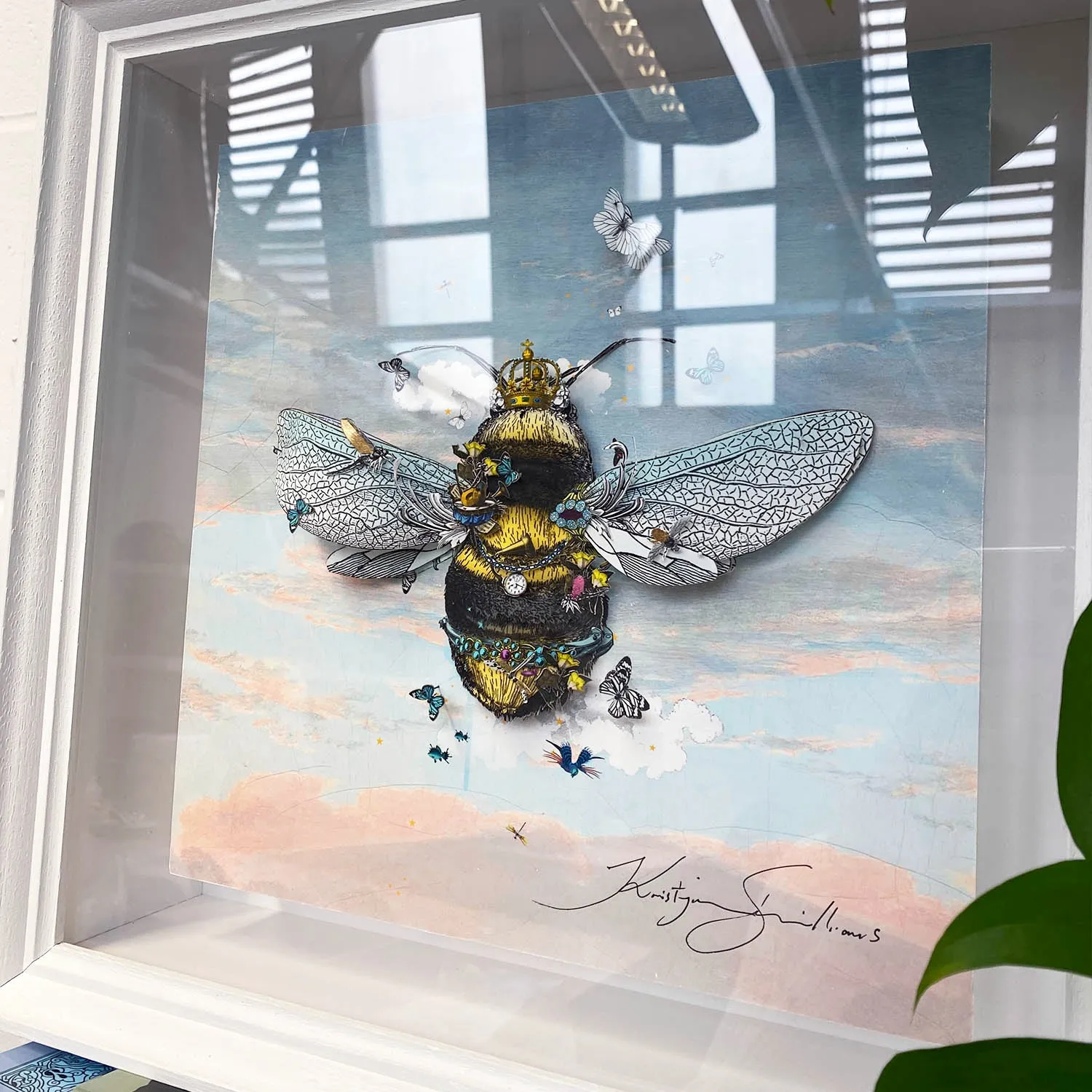 Cool Sky Queen Bee - Original Artwork Series