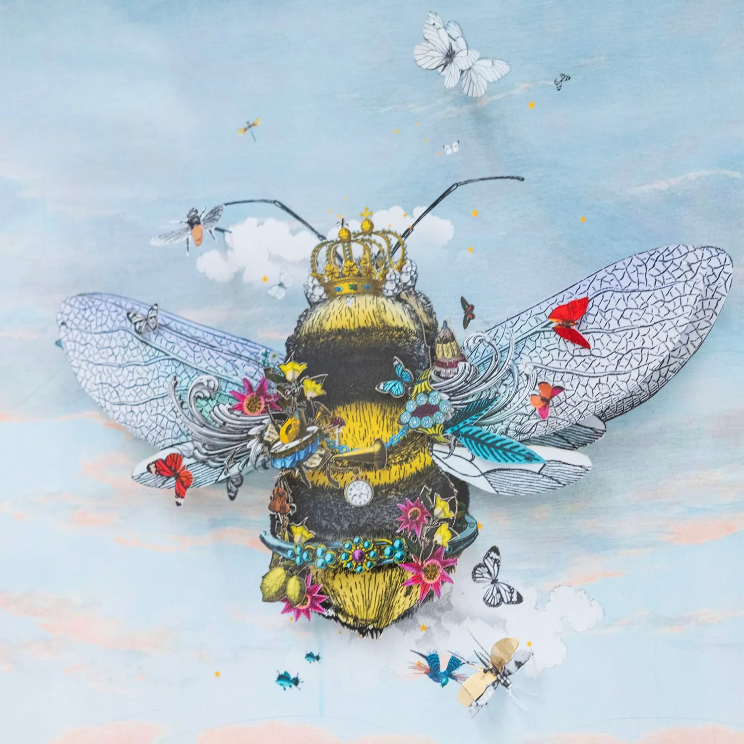 Cool Sky Queen Bee - Original Artwork Series