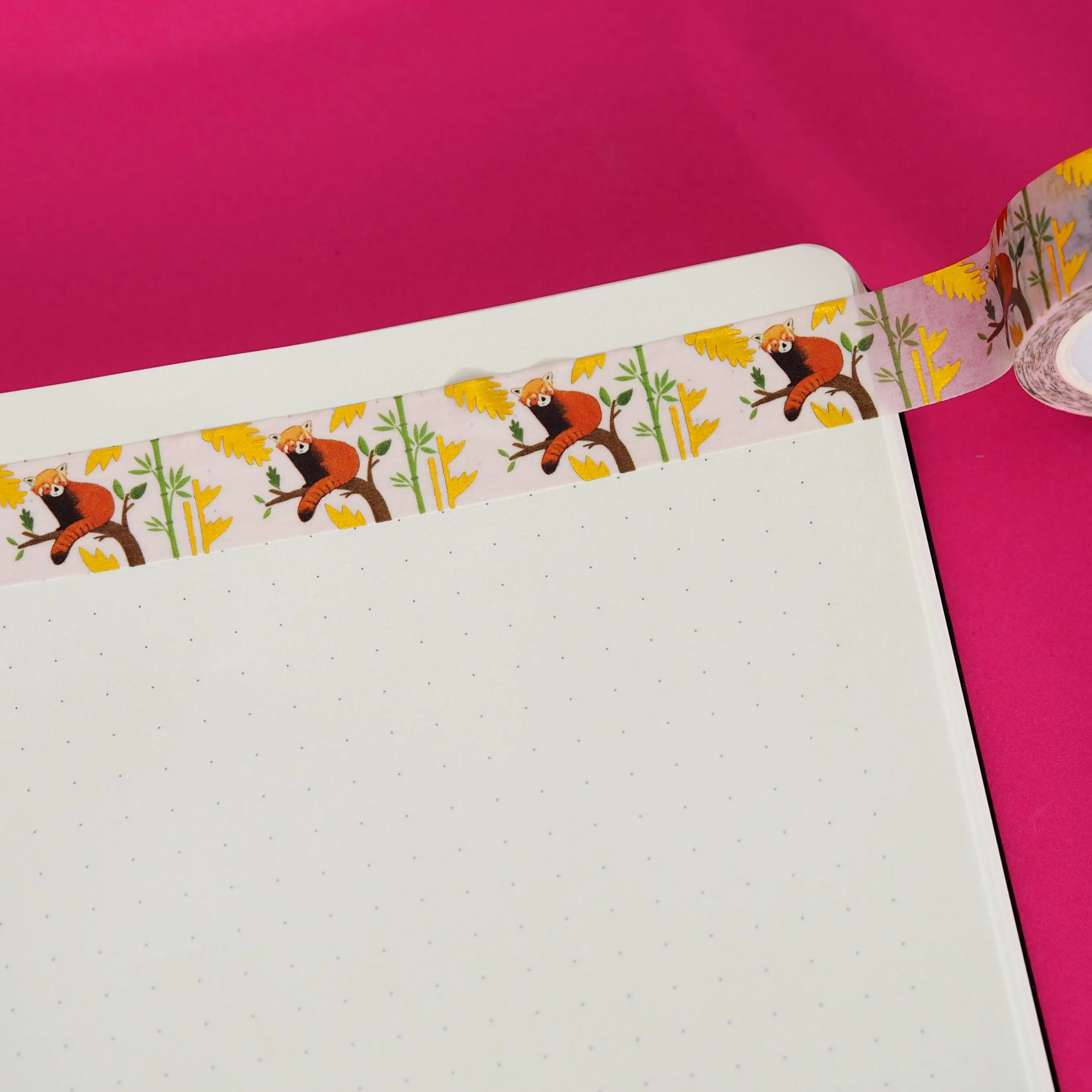 Cute Red Panda Washi Tape
