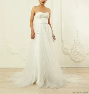 Detachable Wedding Dress Overskirt (#Priya)
