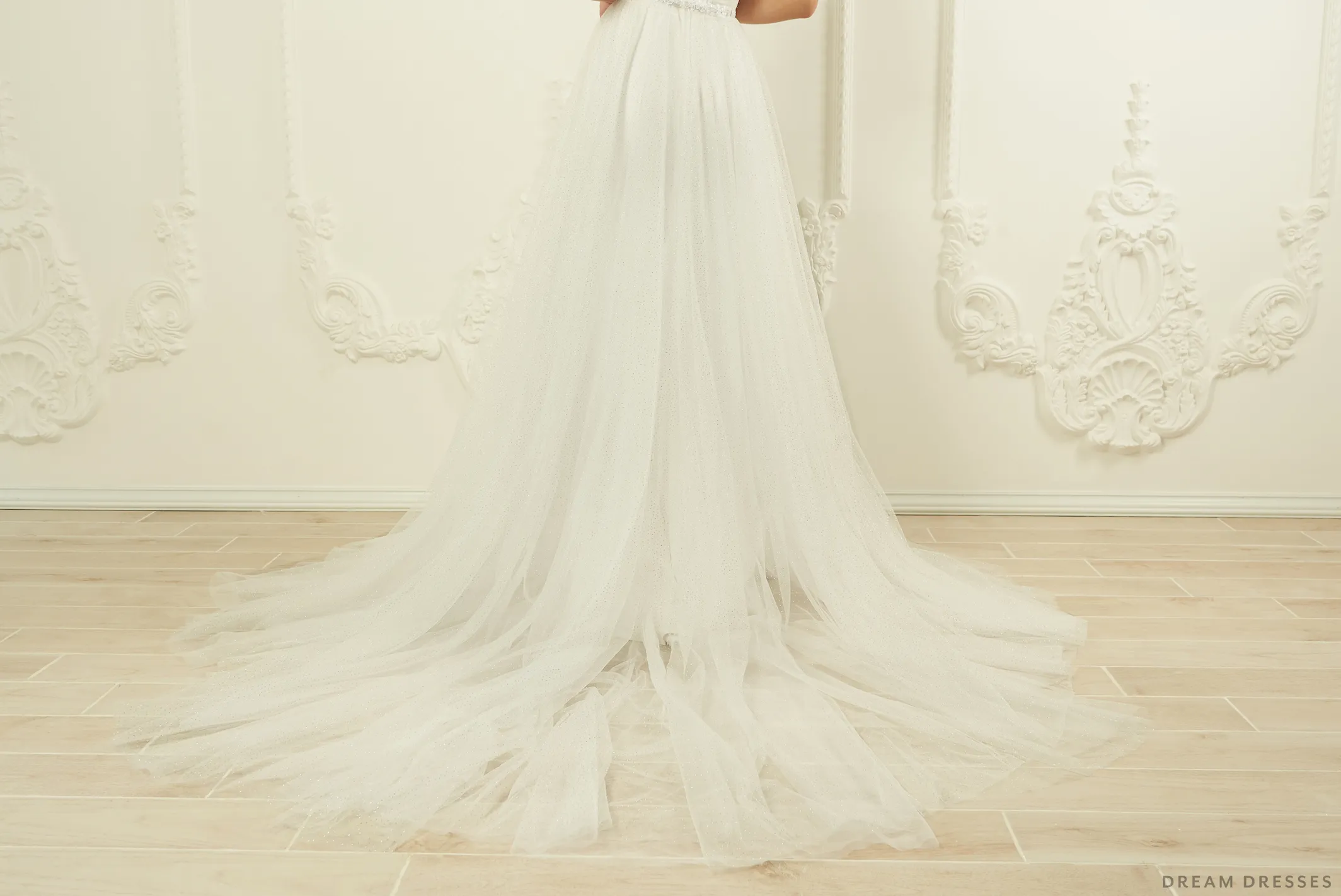 Detachable Wedding Dress Overskirt (#Priya)