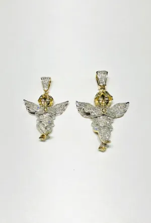 Diamond Baby Angel Pendant (10K).