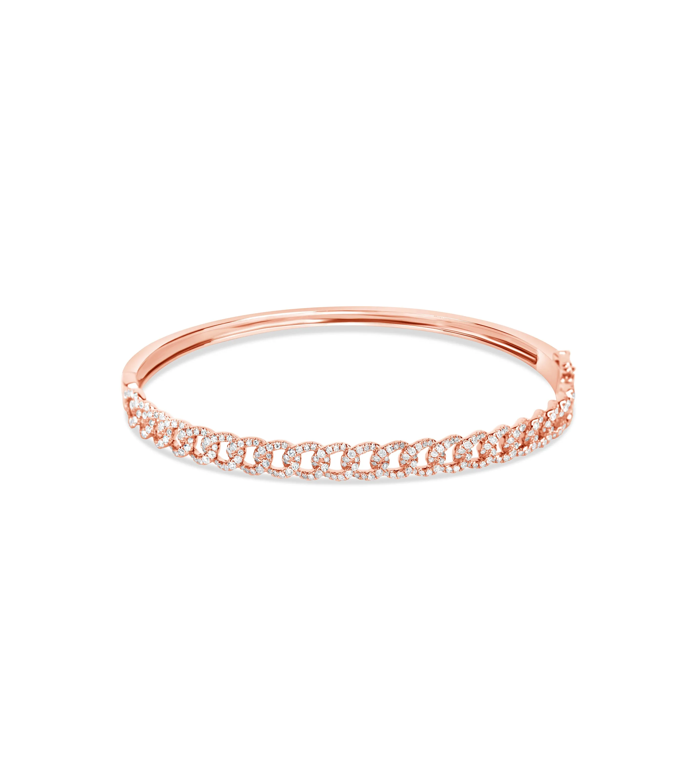 Diamond Cuban Link Bangle