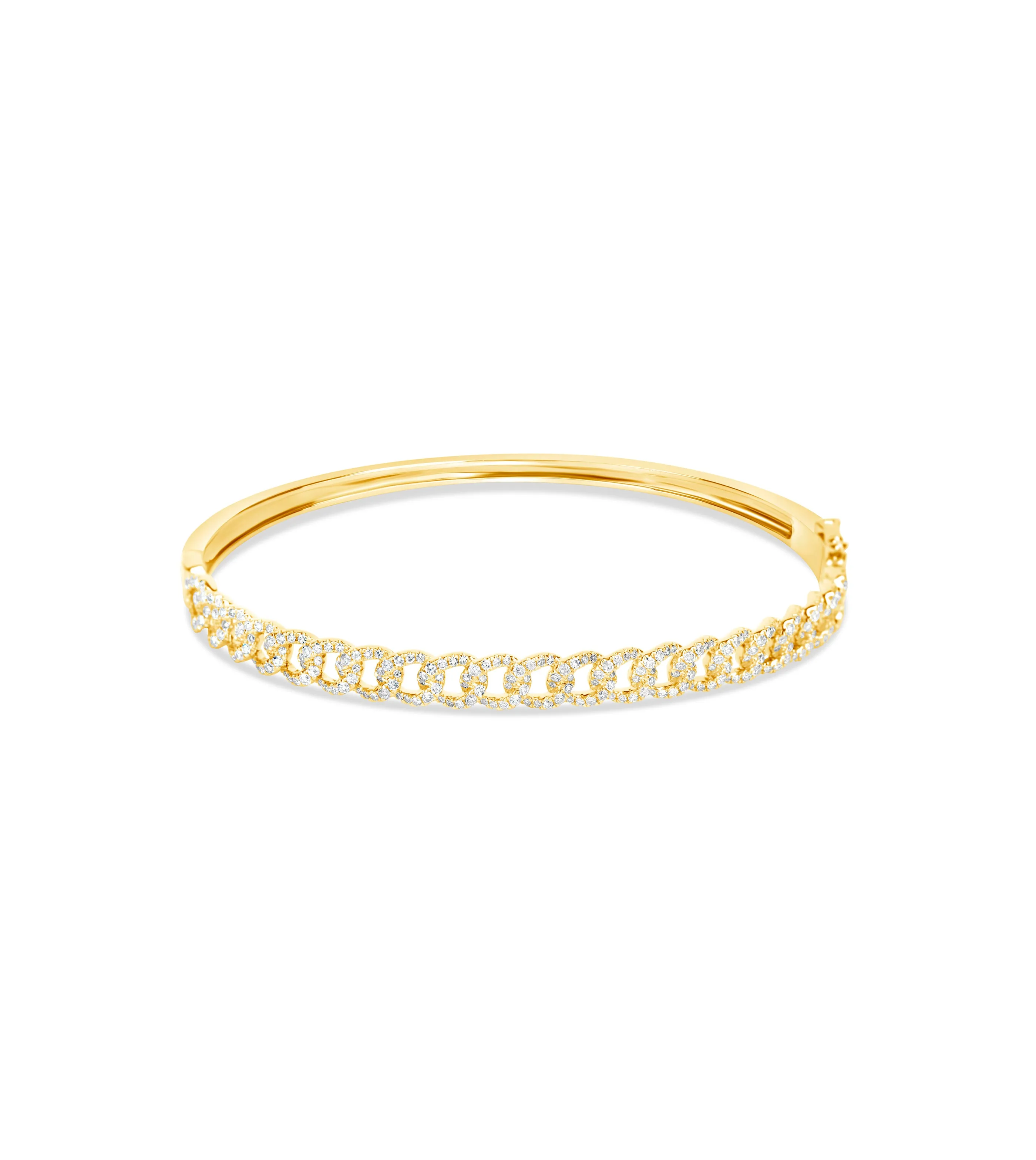 Diamond Cuban Link Bangle