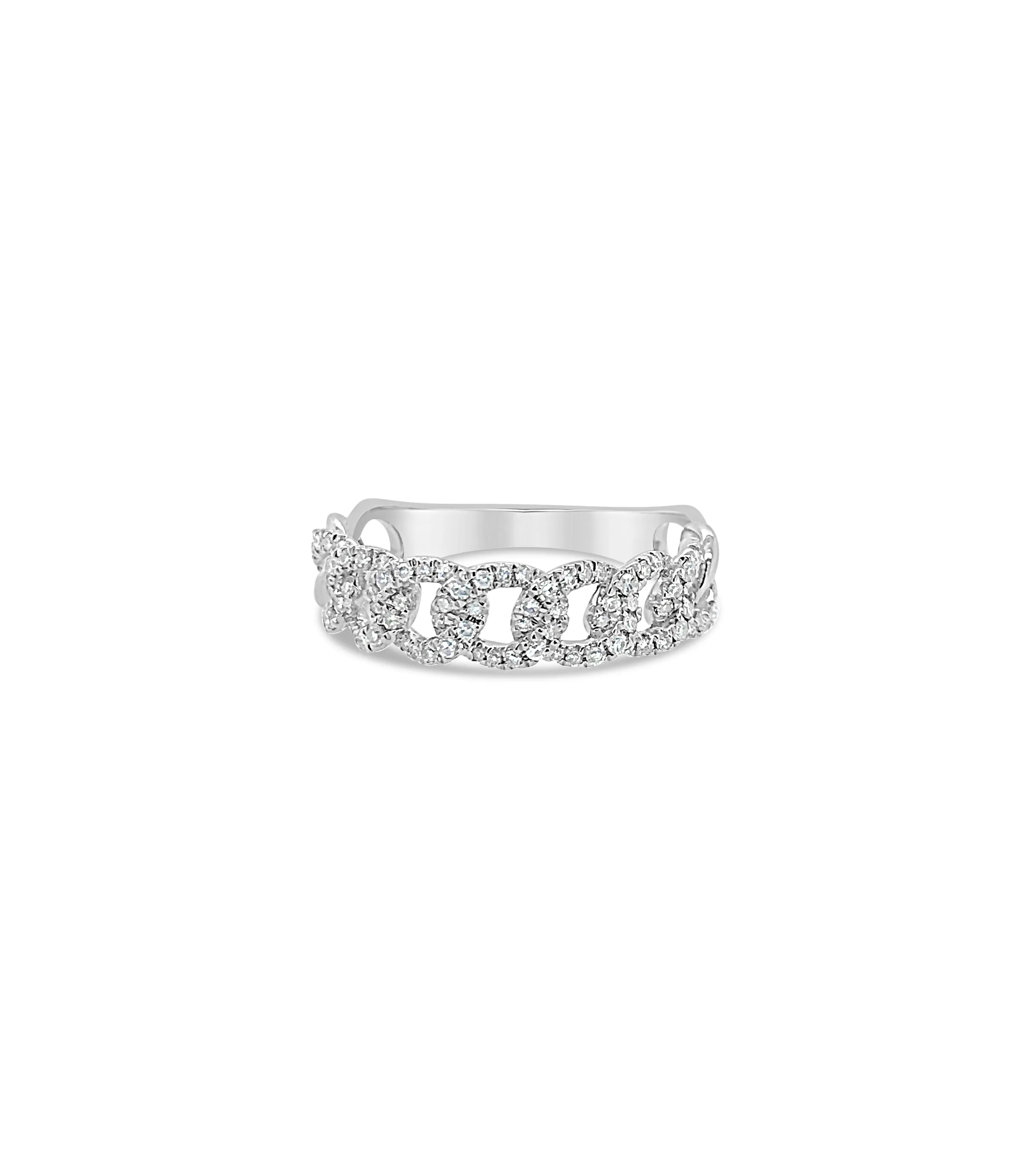 Diamond Cuban Link Ring