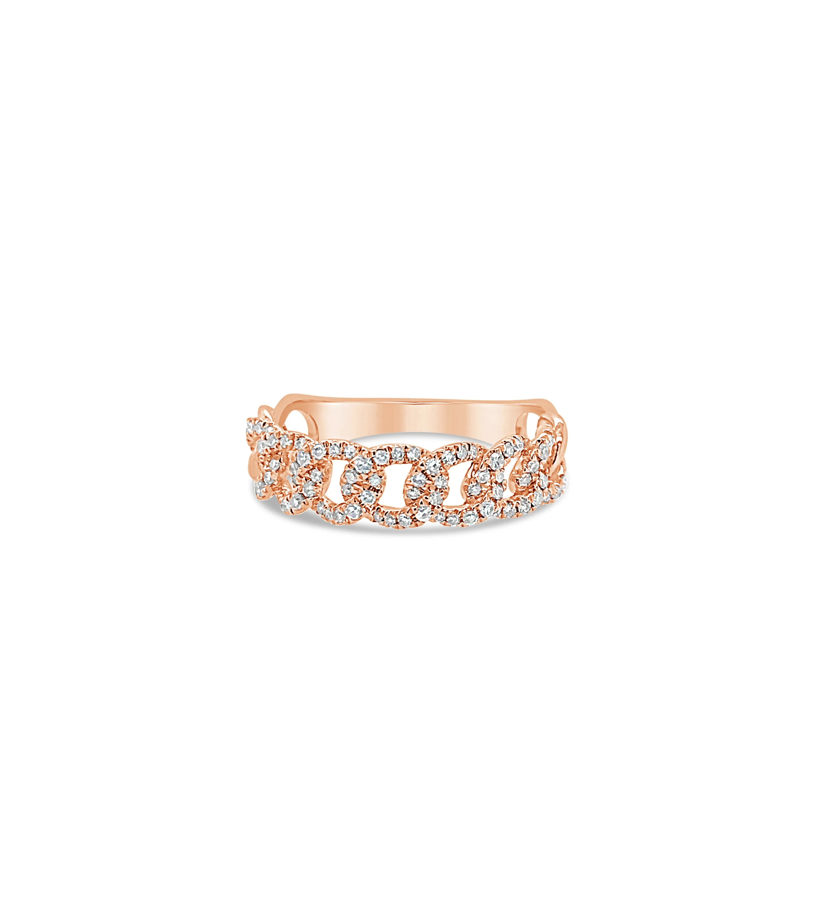 Diamond Cuban Link Ring