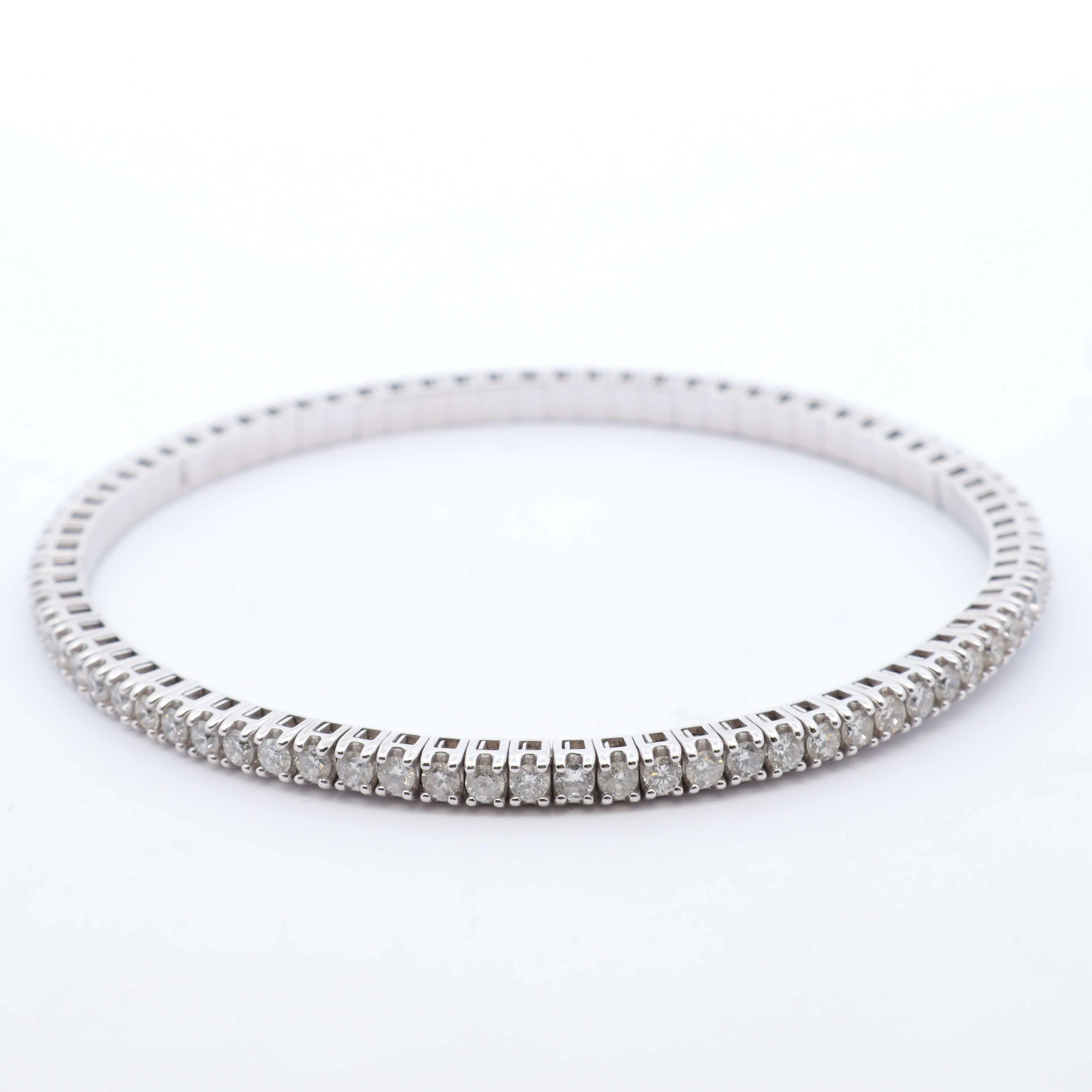 Diamond Eternity Stretch Bangle