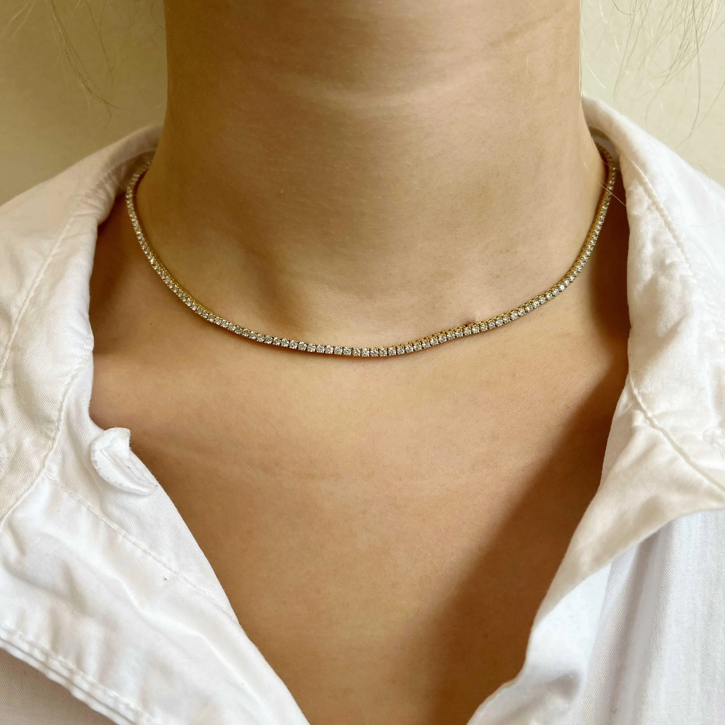 Diamond Tennis Necklace