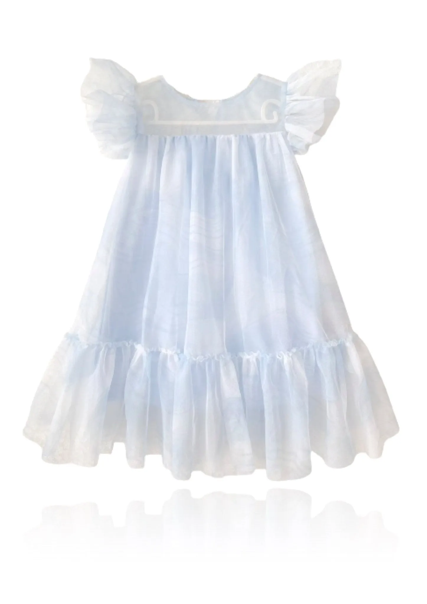DOLLY Dreamy Head in the Cloud Dress Blue Clouds
