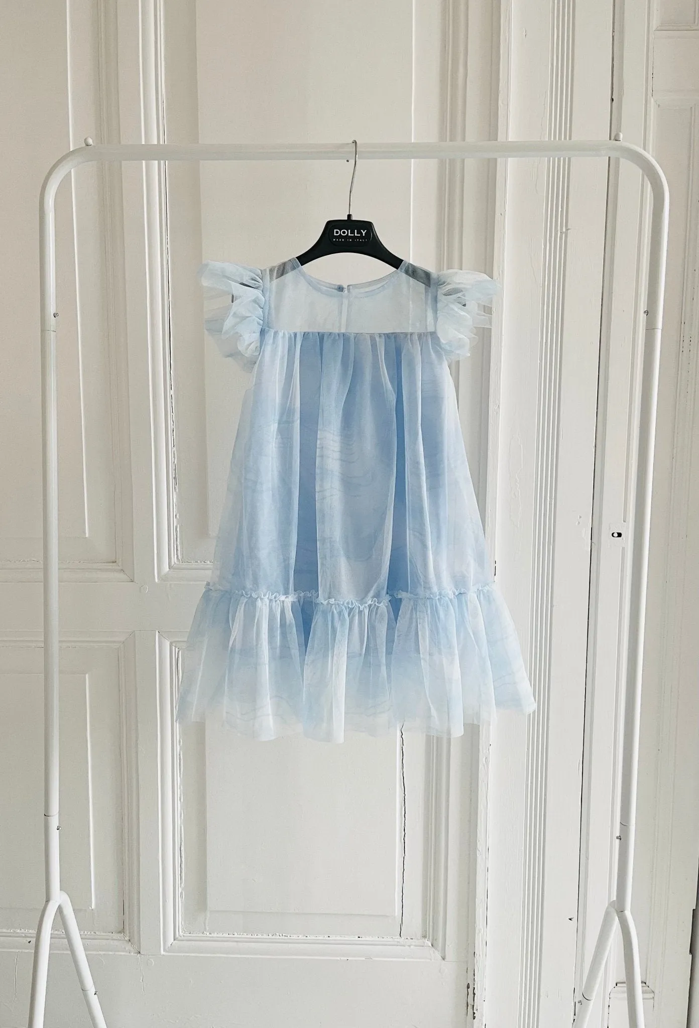 DOLLY Dreamy Head in the Cloud Dress Blue Clouds