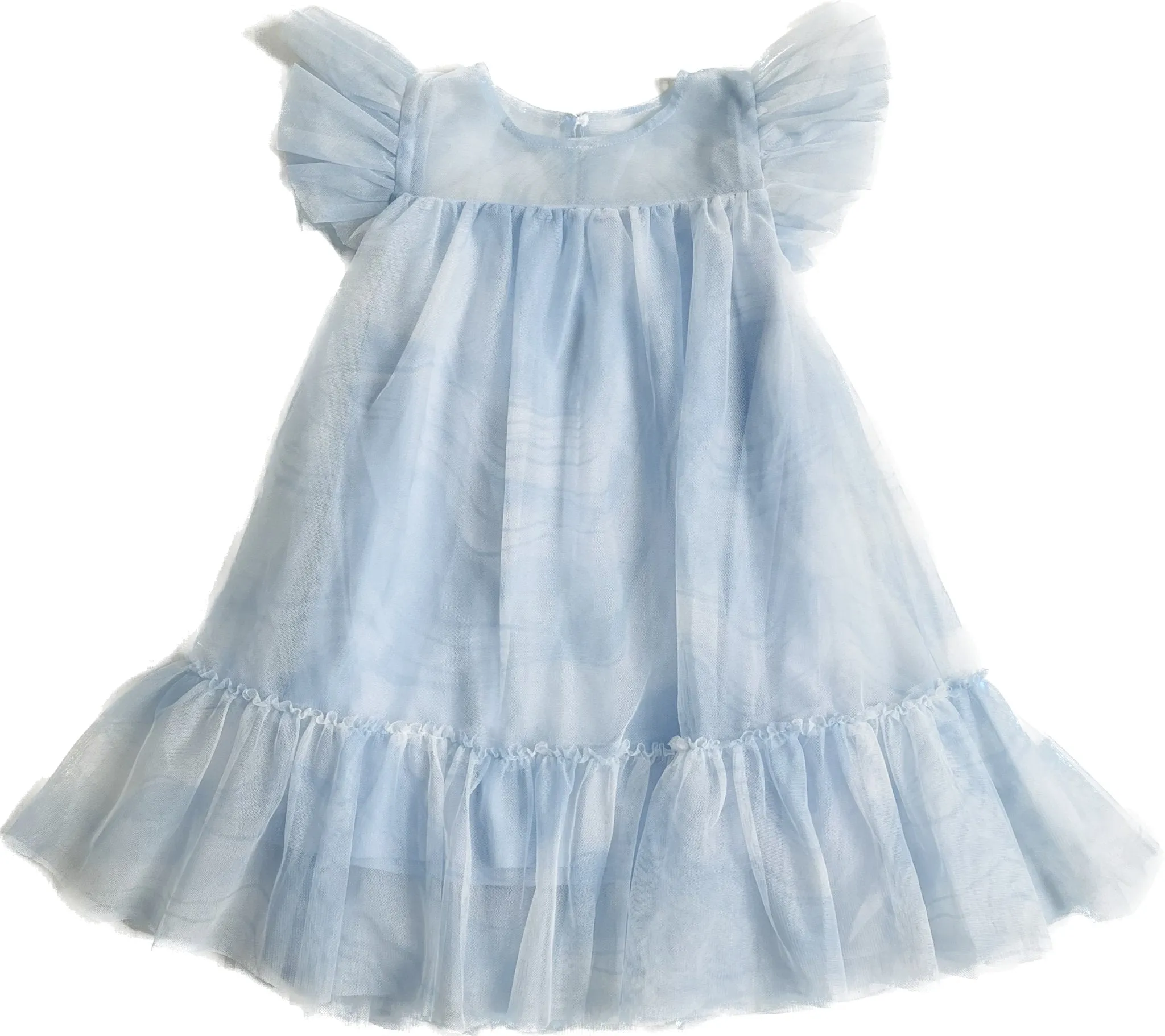 DOLLY Dreamy Head in the Cloud Dress Blue Clouds
