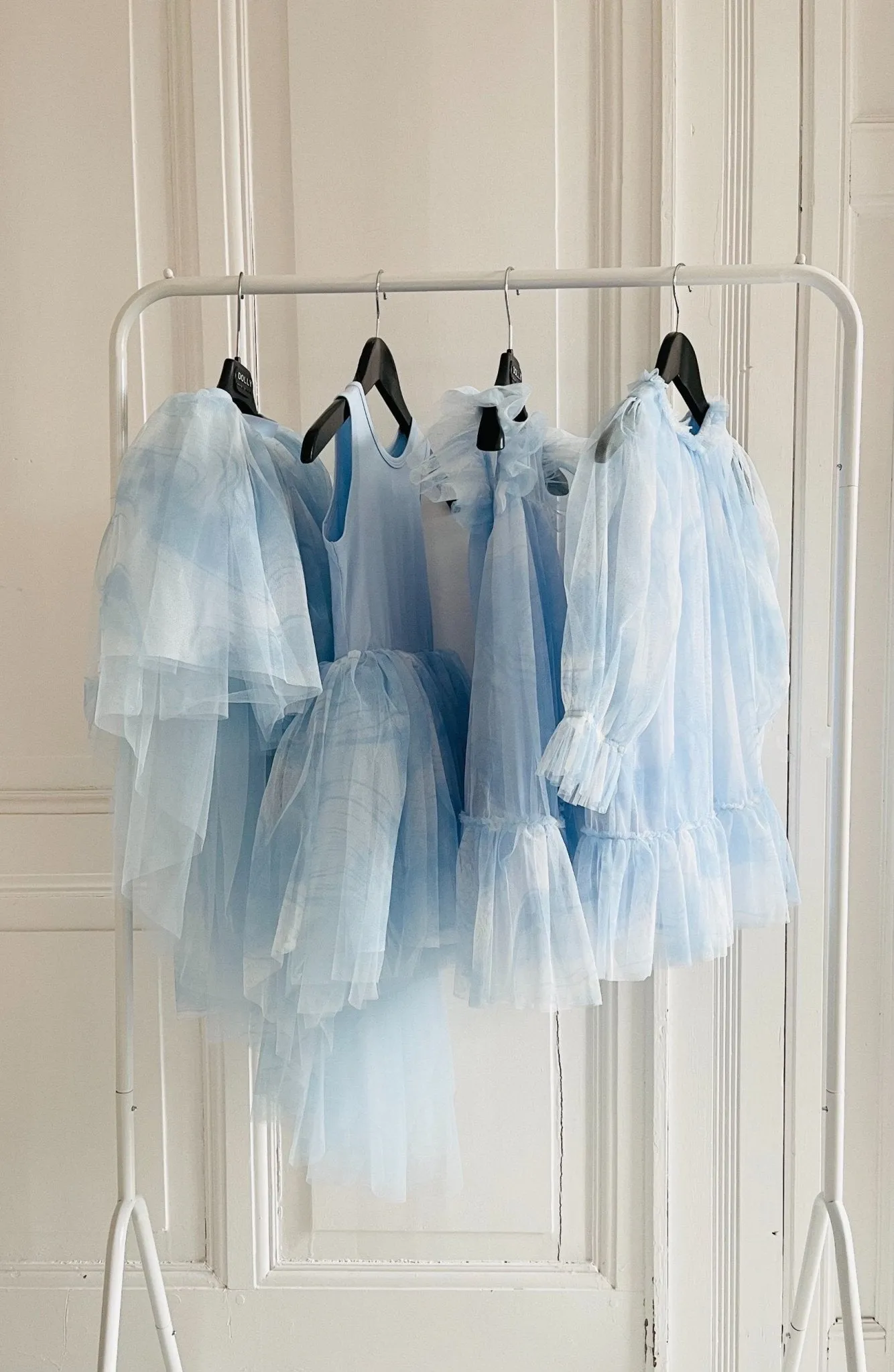 DOLLY Dreamy Head in the Cloud Dress Blue Clouds