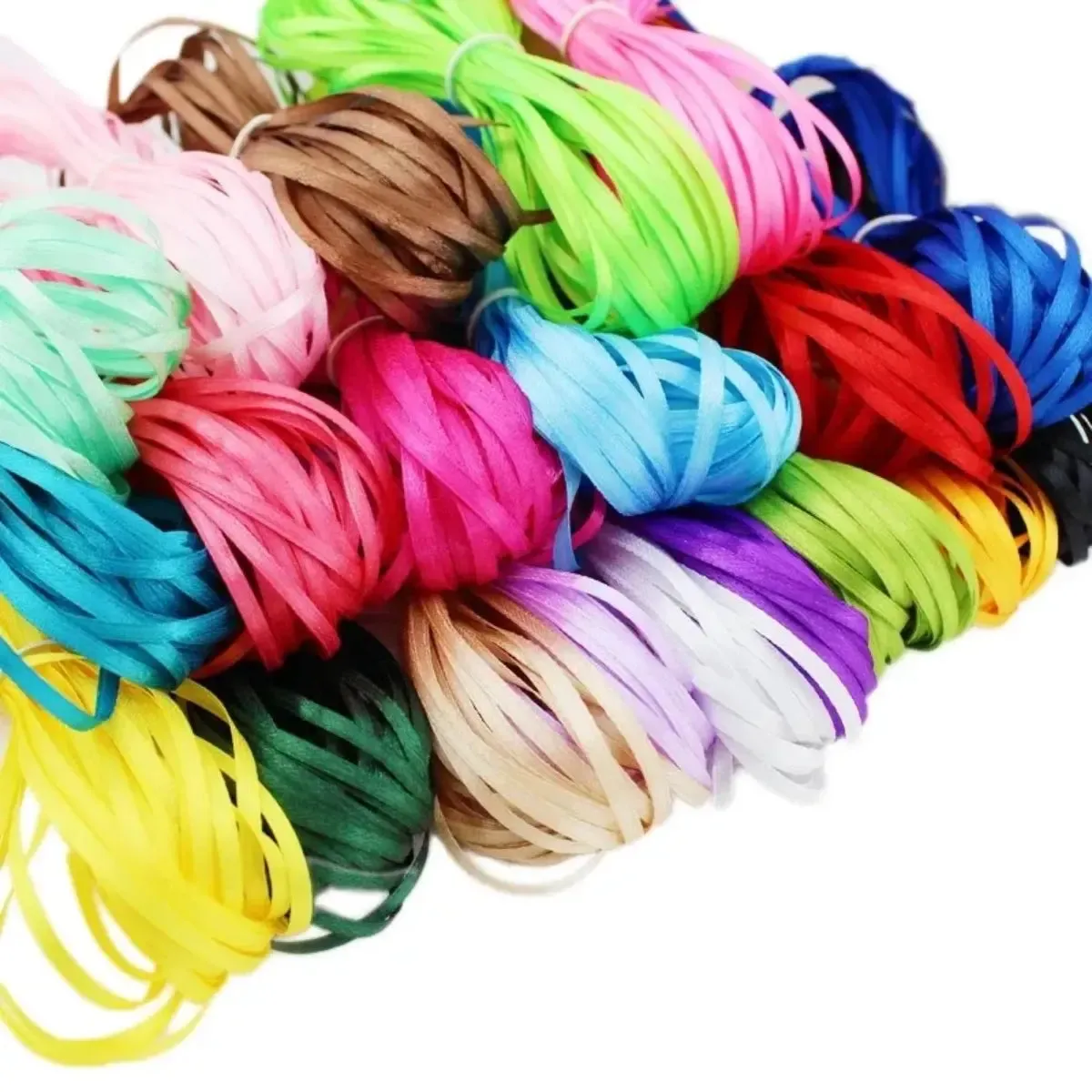 Double Sided Satin Ribbons - 3mm 100mt Rolls
