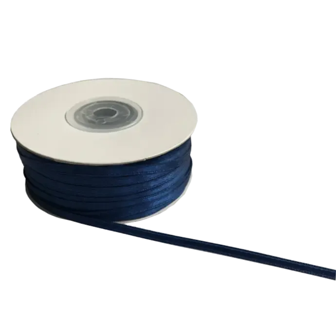 Double Sided Satin Ribbons - 3mm 100mt Rolls