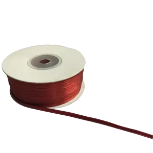 Double Sided Satin Ribbons - 3mm 100mt Rolls