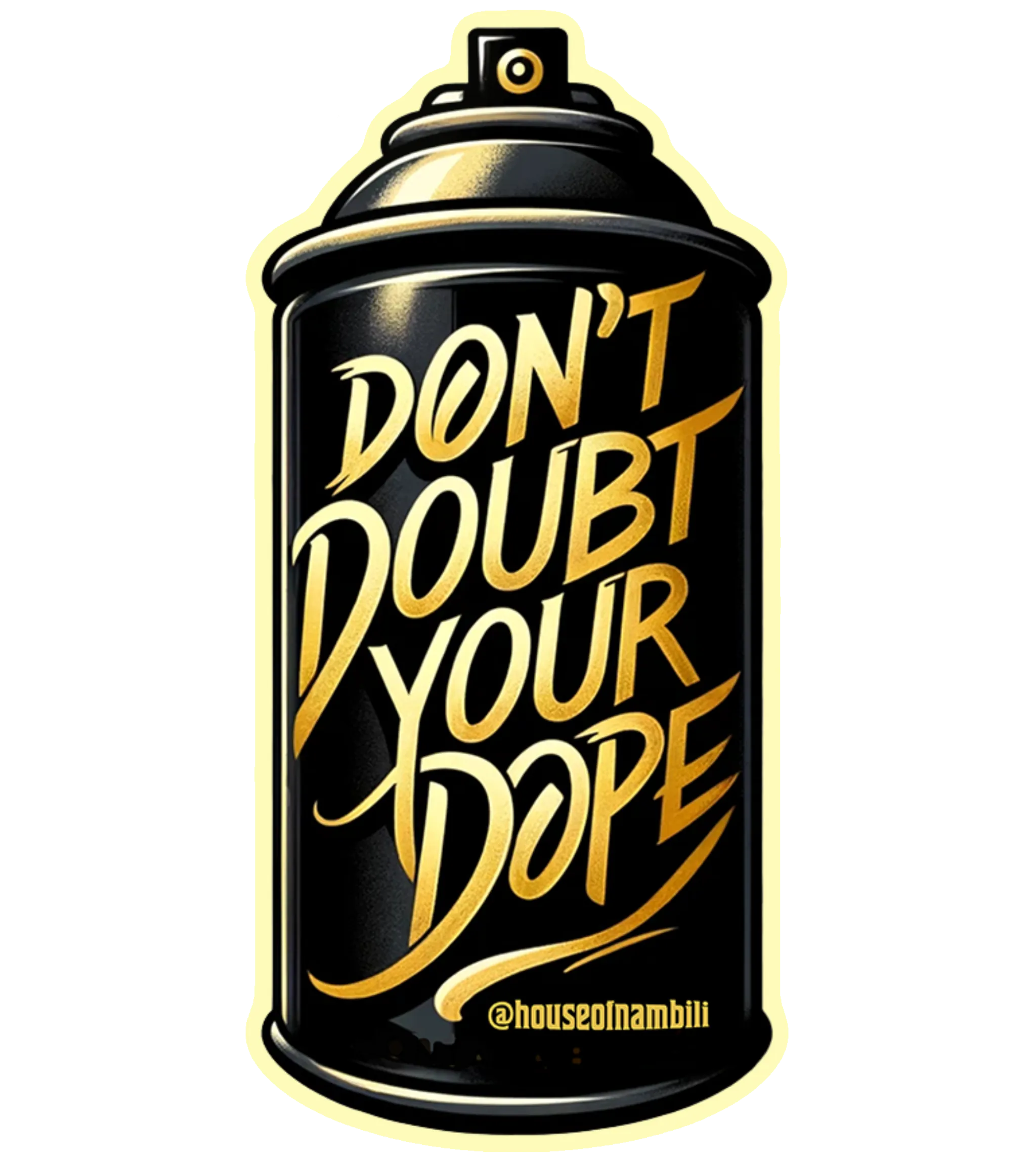 'Doubt Your Dope' Spray Can Hoodie