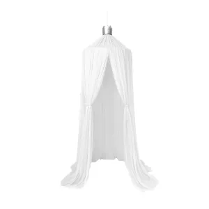 Dreamy Canopy- White Silver Crown