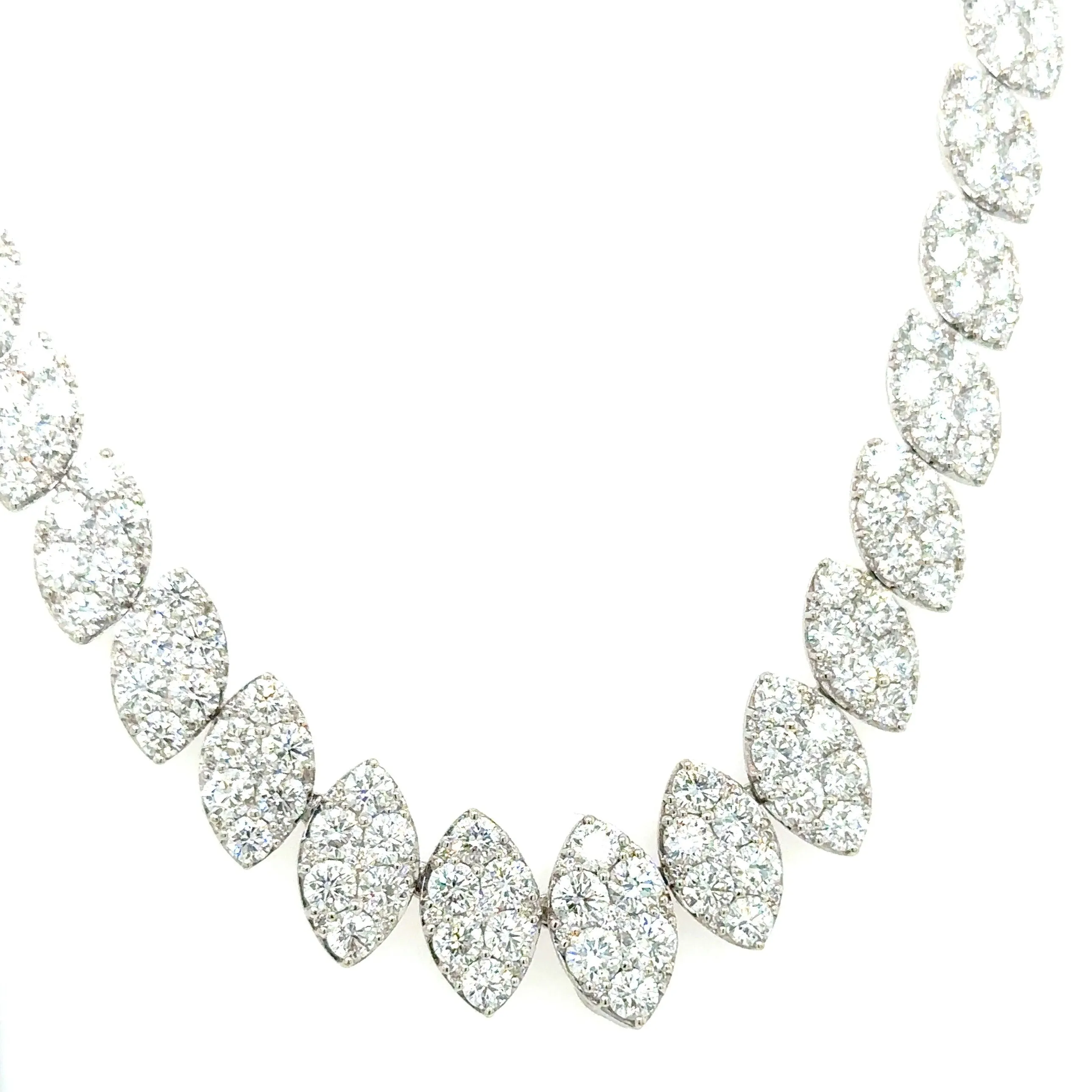Exquisite 16.72CT T.W. Statement Diamond Necklace