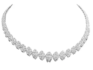 Exquisite 16.72CT T.W. Statement Diamond Necklace