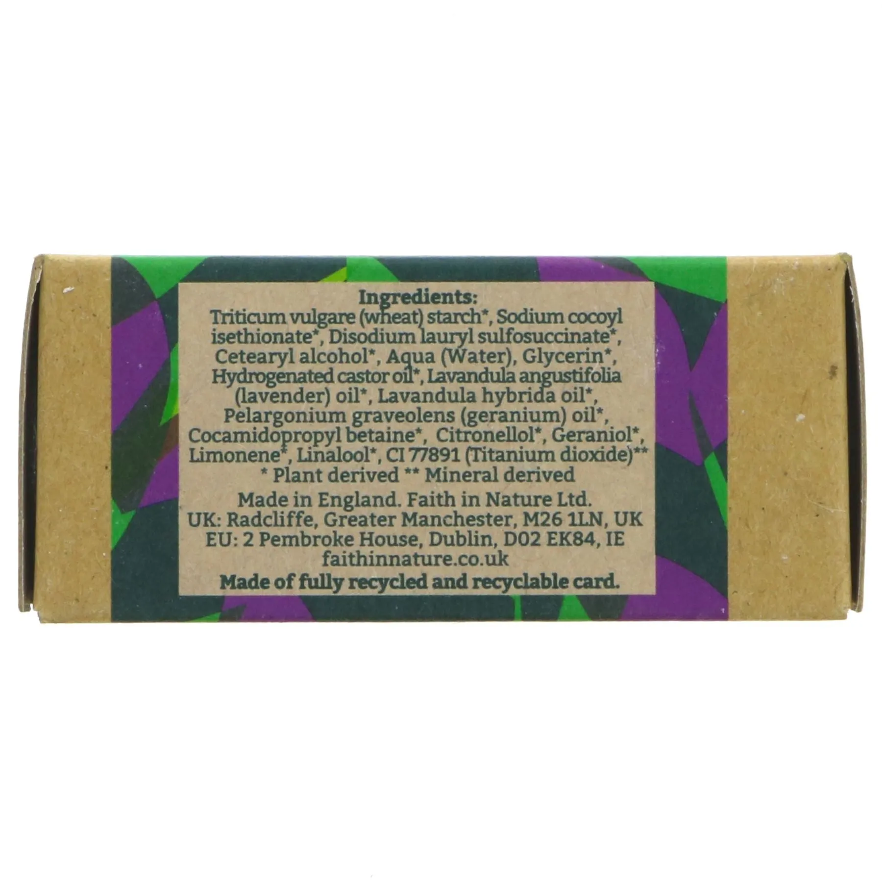 Faith In Nature | Shampoo Bar Lavender | 85g