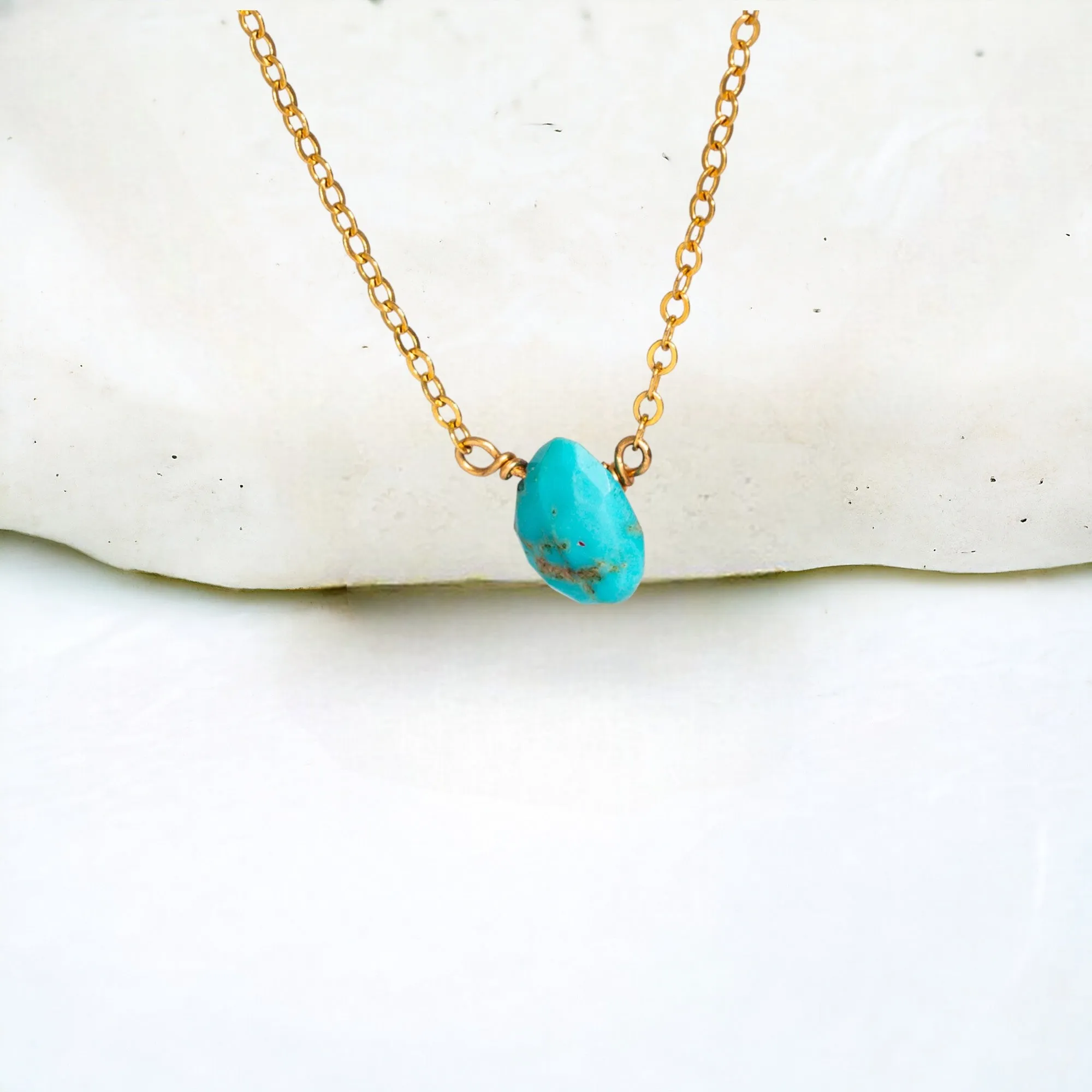 Floating Birthstone Necklace