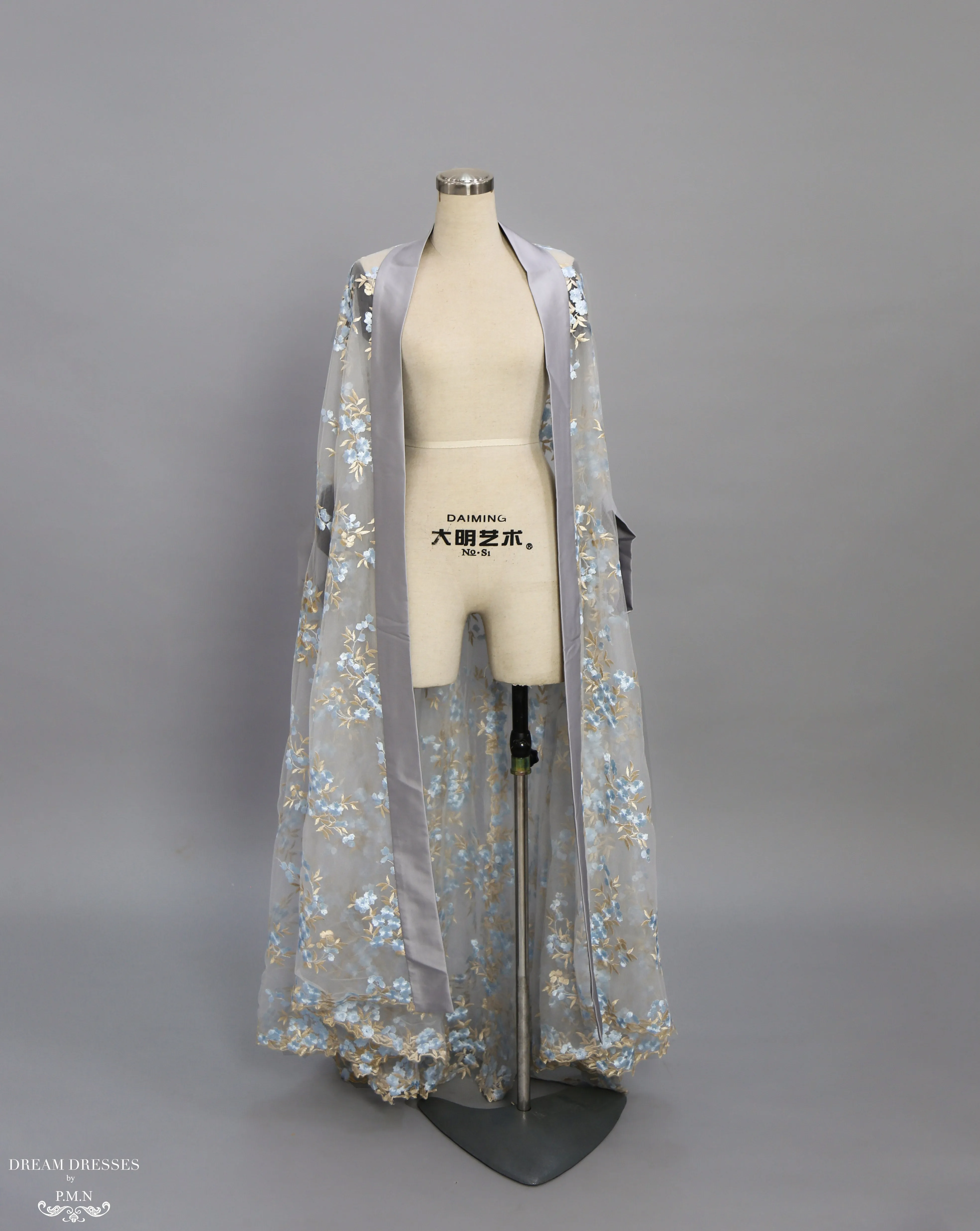 Floor Length Bridal Cape (#NAHLA)