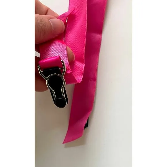 For Love &amp; Lemons Victoria's Secret Soutache Garter Belt Pink Size XXS NEW