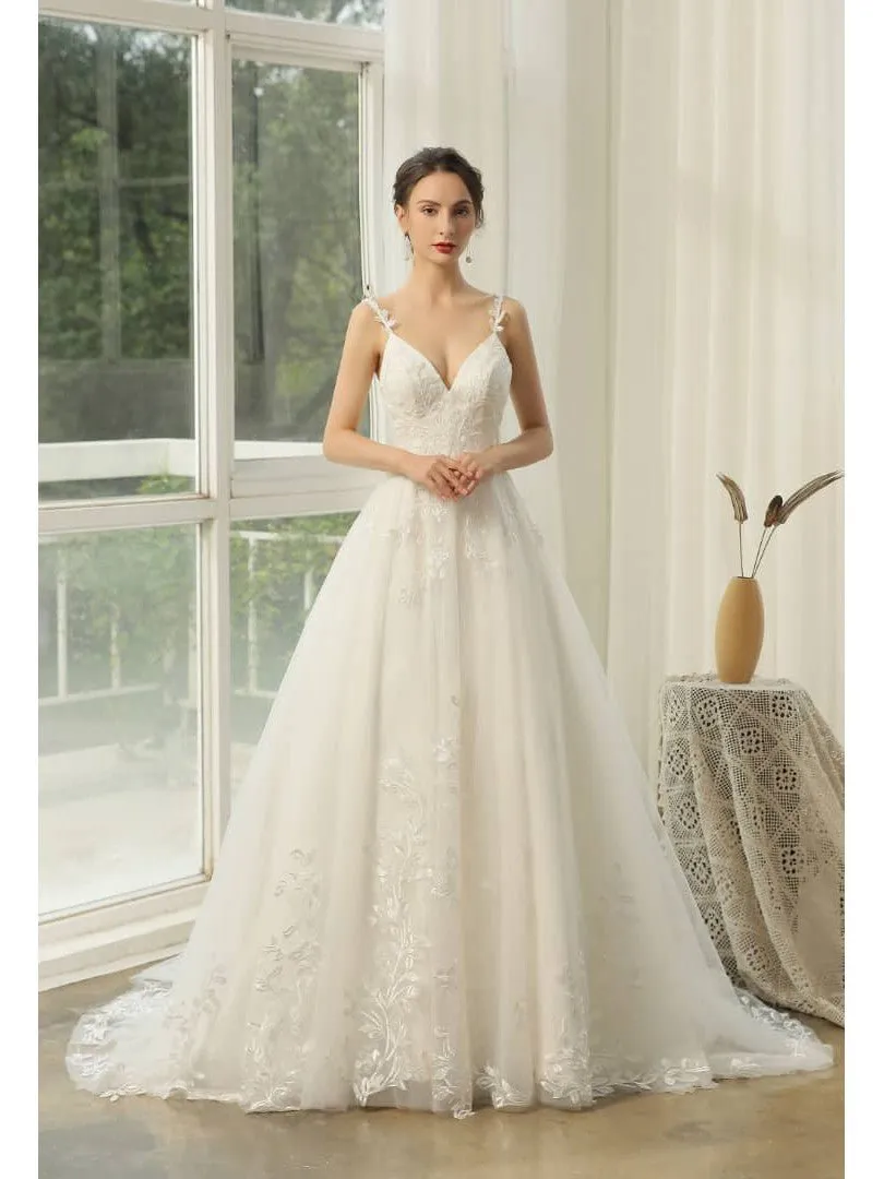 Freda Ivory Wedding Gown with Cut Out Back Express NZ wide