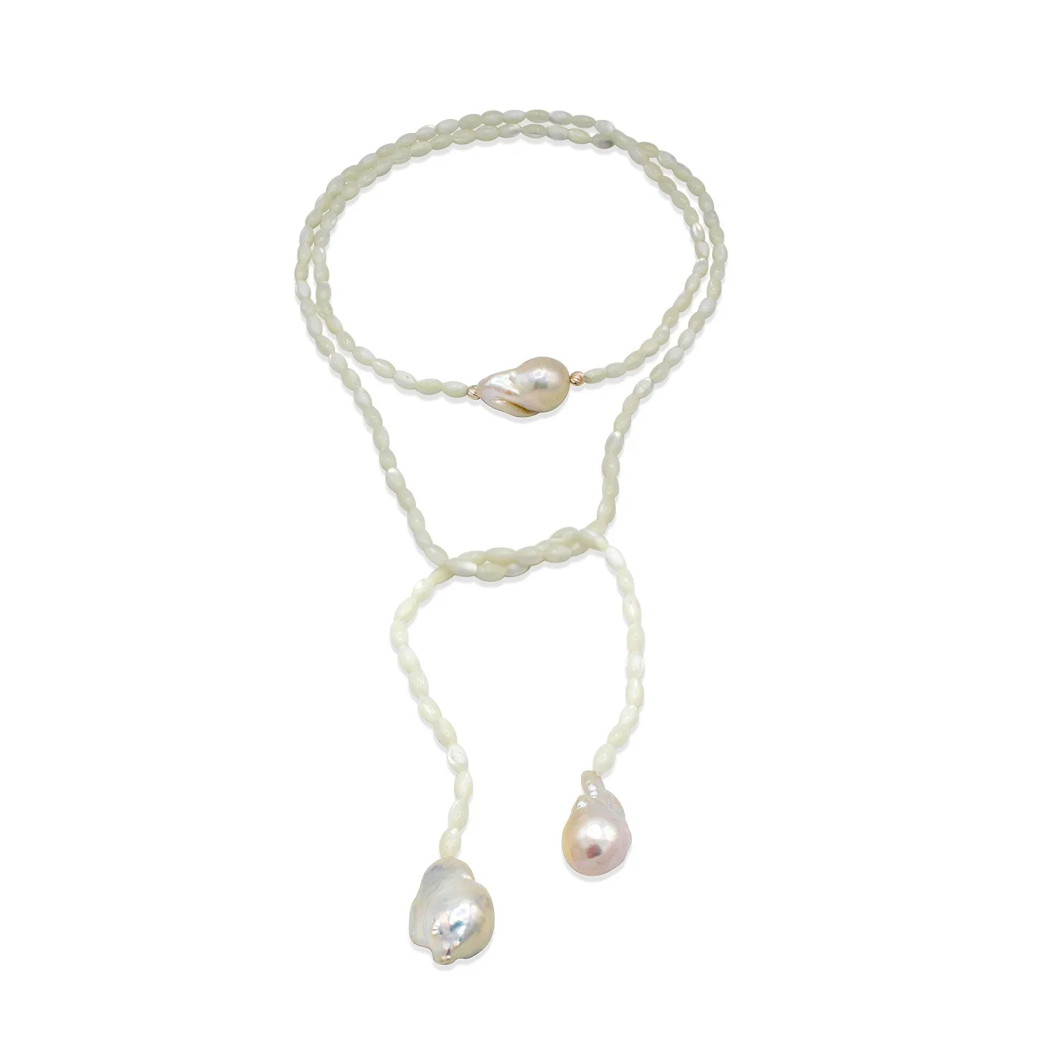 Freshwater Baroque Pearl Multi-Wear Lariat
