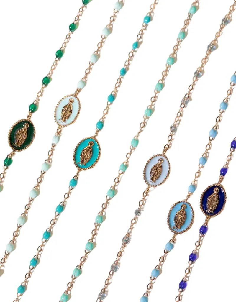 Gigi Clozeau Classic Gigi Necklace 17.7" in Lagoon