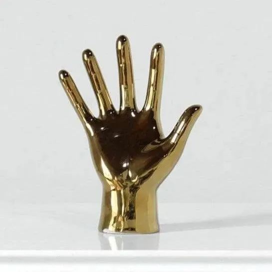 Gold-Plated Hand Figurines