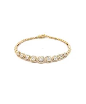 Graduated Diamonds Bracelet