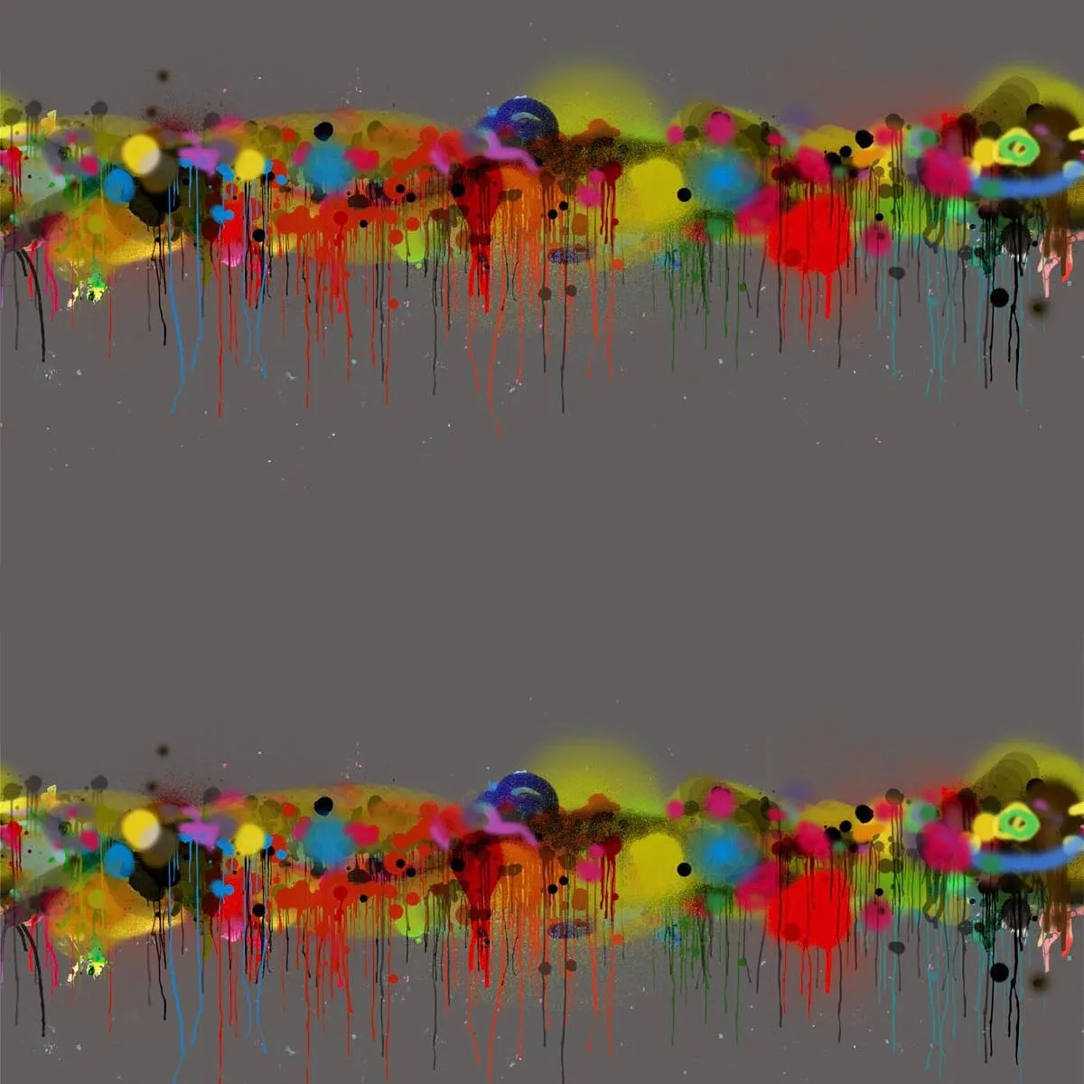 graffiti horizon velvet fabric