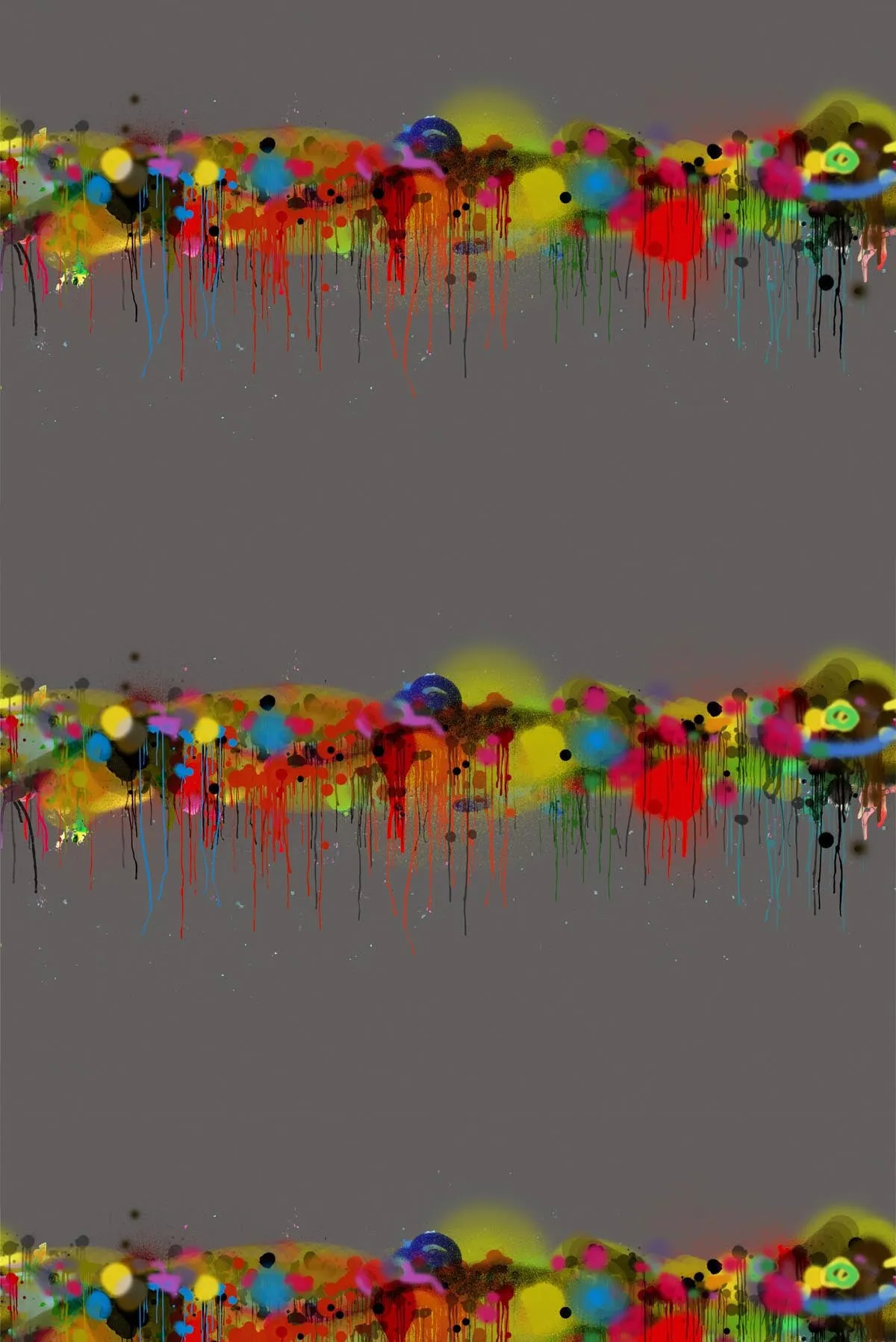 graffiti horizon velvet fabric