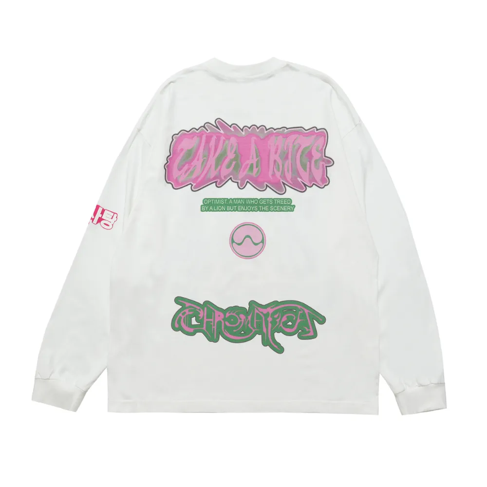 Graffiti "ON79" Letters Sweatshirt