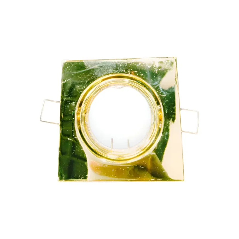 Hello Today Downlight Fitting Square Swivel MD502 Gold GU10/MR16