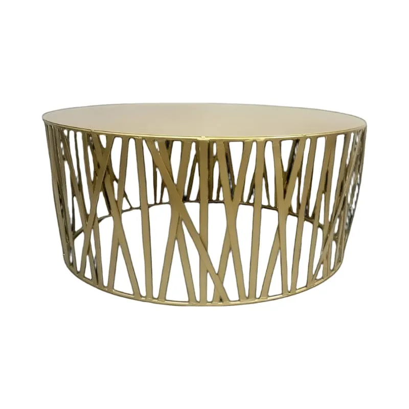 Home Justine Gold/Iron Coffee Table