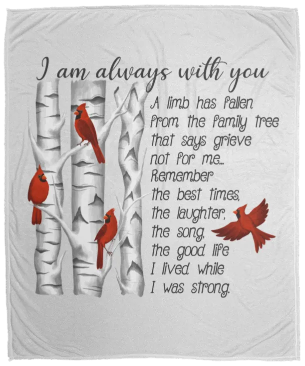 I Am Always With You Plush Fleece Blanket - 50x60
