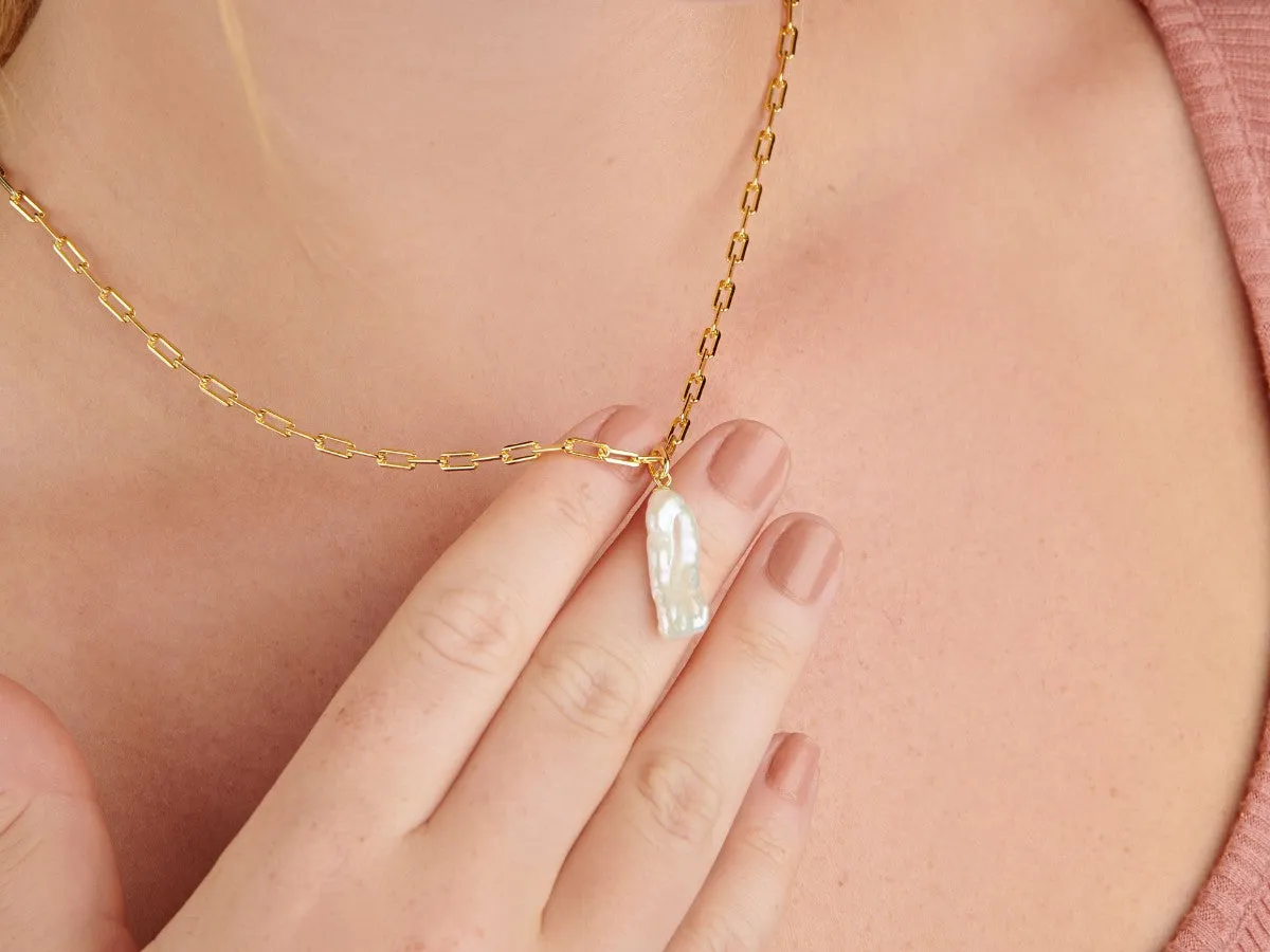 Isabella Pearl Necklace Charm