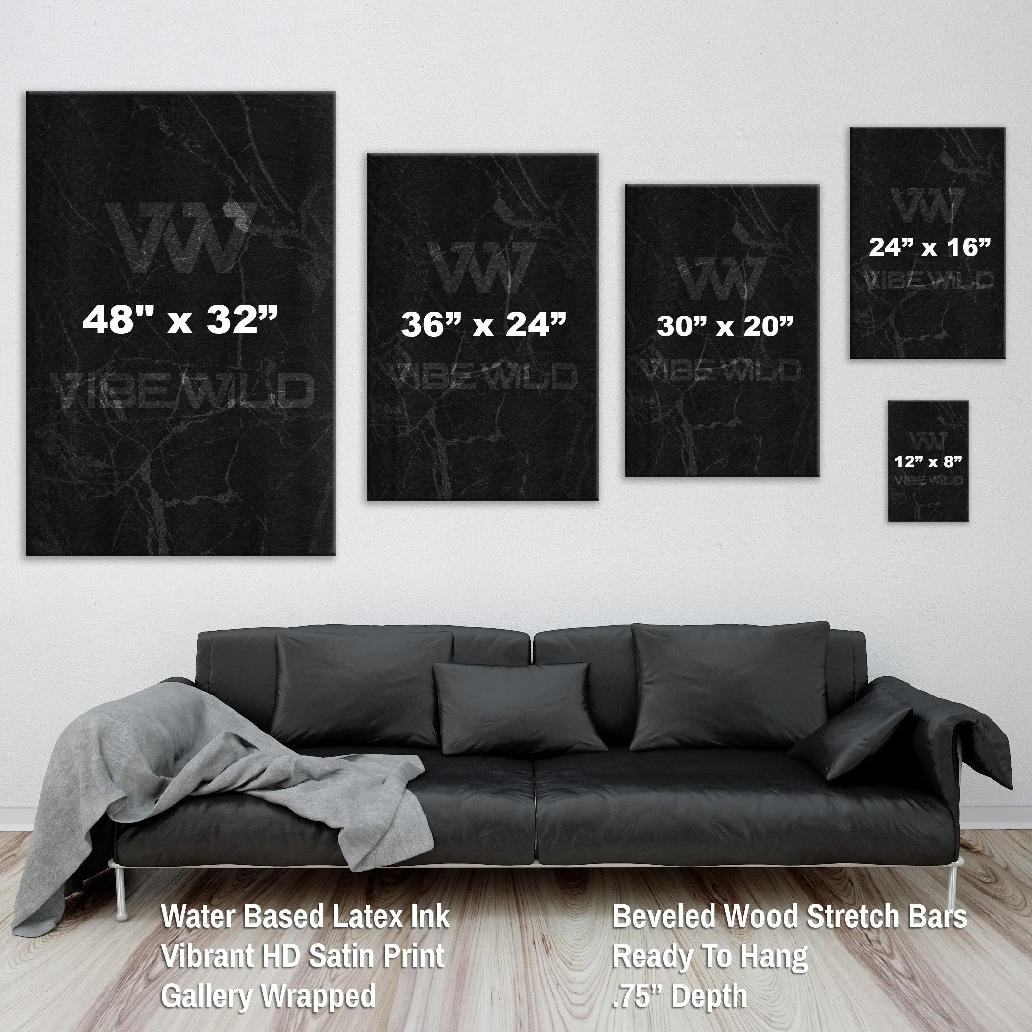 Jimi Hendrix Canvas Abstract Wall Art