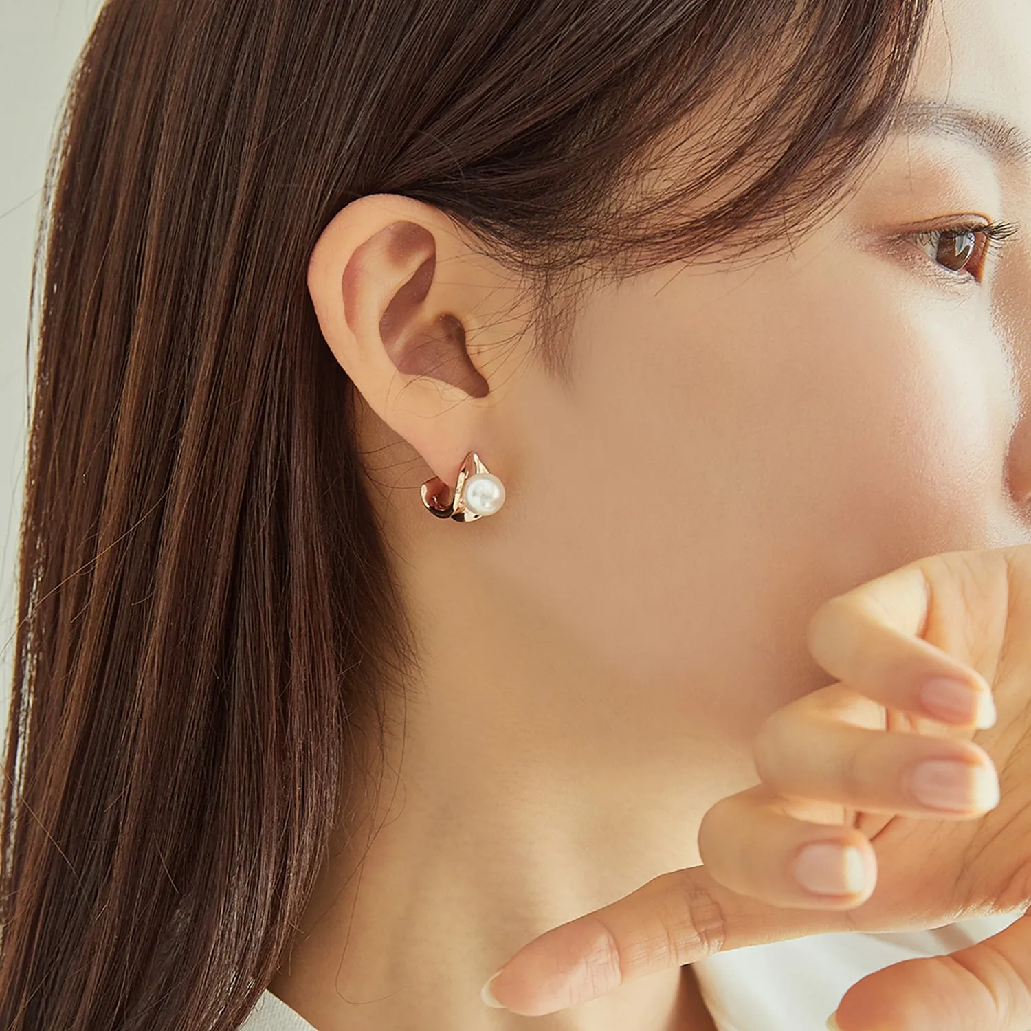 La D.D Silver Earring JDDEPXF036W