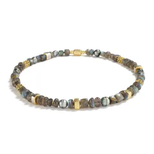 Labradorite & Tahitian Pearl Necklace
