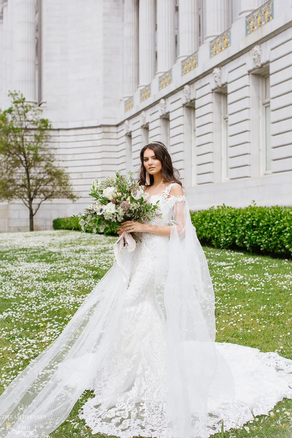 Lace Mermaid Wedding Dress (#ANASTASIA)