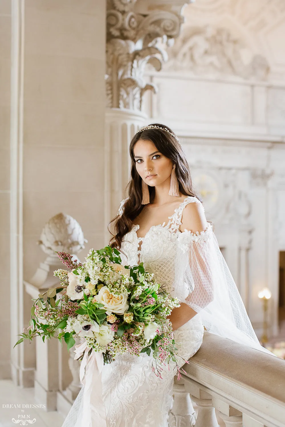 Lace Mermaid Wedding Dress (#ANASTASIA)