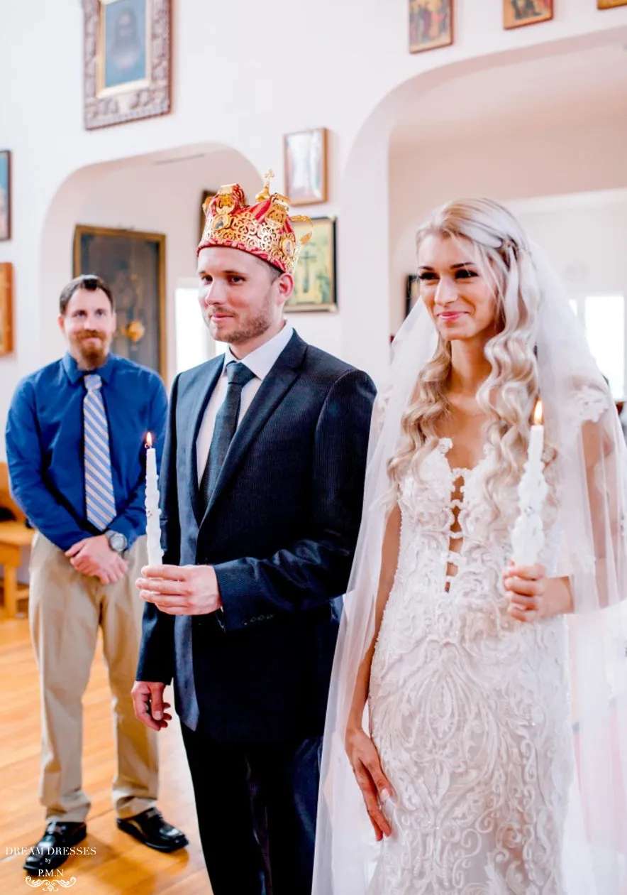 Lace Mermaid Wedding Dress (#ANASTASIA)