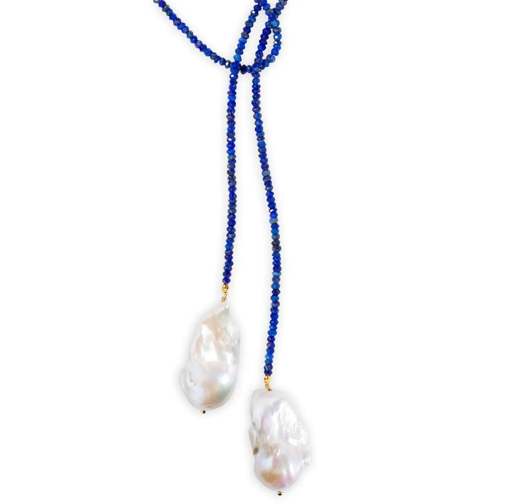 Lapis Classic Gemstone Lariat