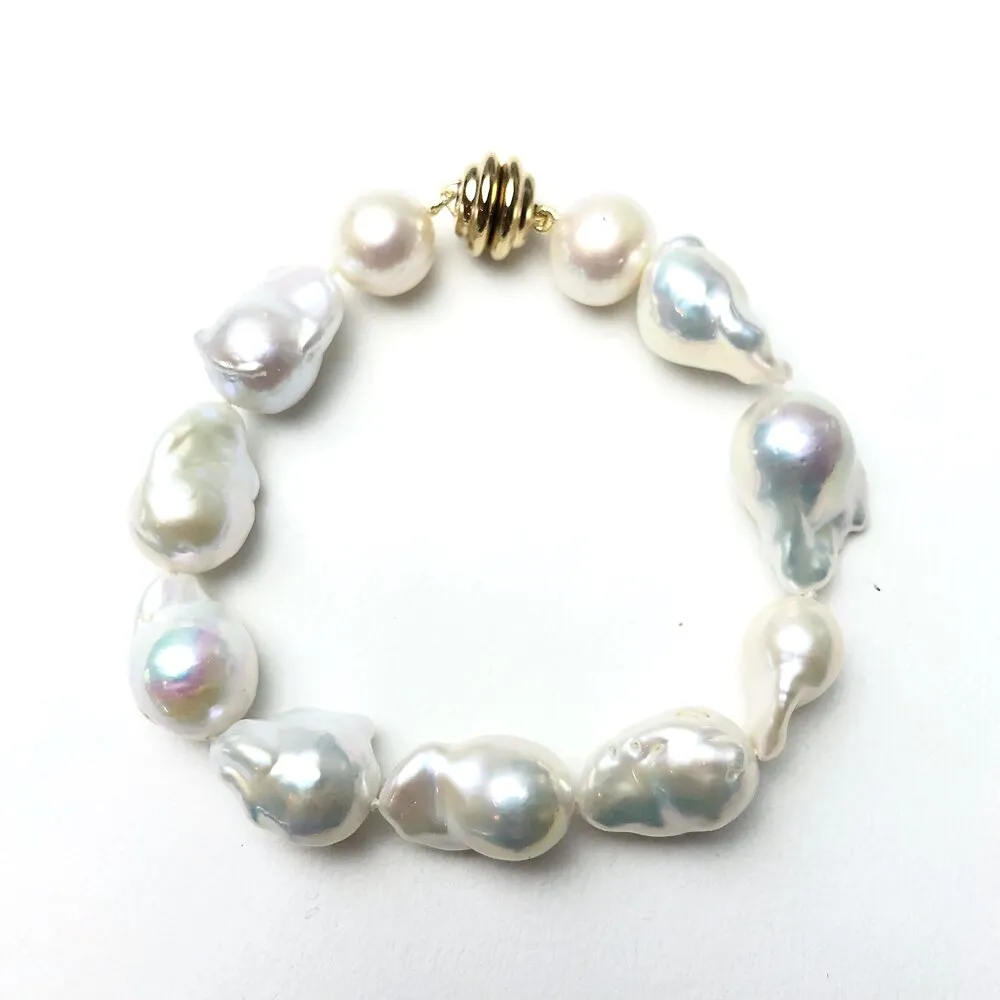 Large Baroque Pearl Bracelet