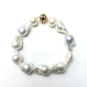 Large Baroque Pearl Bracelet