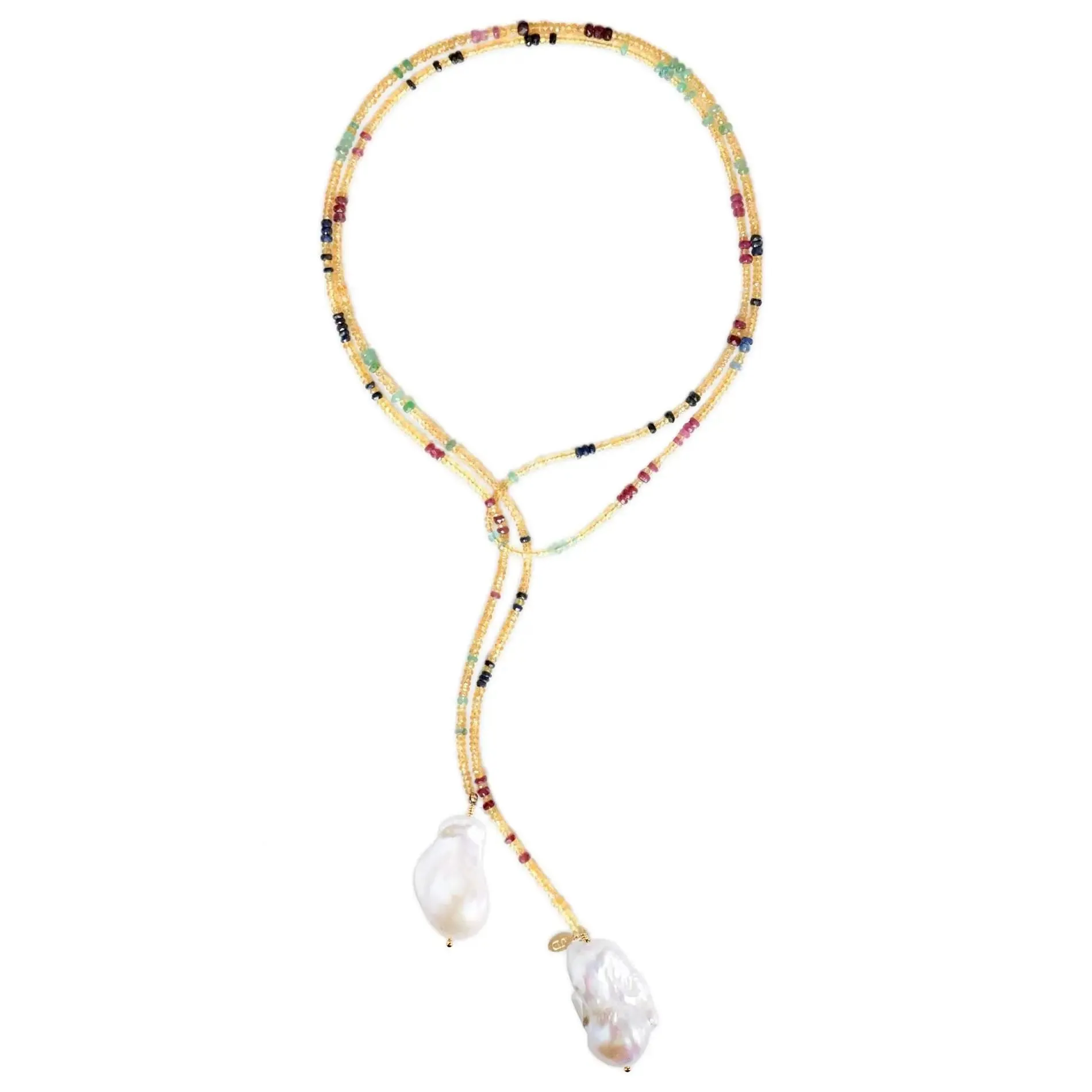 Lemonade Classic Sapphire Gemstone Lariat